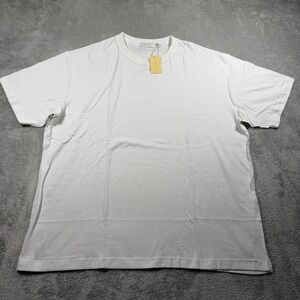 MNML Oversized Tee Mens XL White Solid Short Sleeve Cotton Crewneck NWT